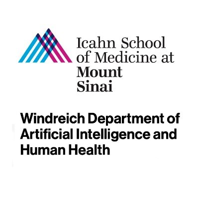 The Windreich Department of Artificial Intelligence and Human Health at @MountSinaiNYC