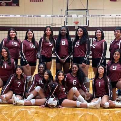 NSHS_Volley's profile picture. Head Coach, Arturo Rivas Assistant Coaches, Janna Russell, John Valle & Adriana Rivas Mascot: Steers School Colors: Maroon/White