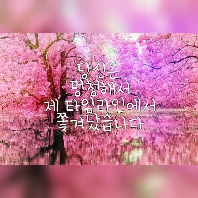 careless dirtbag wannabe living with OCD spectrum 🏳️🌈
불평이랑 자기 자랑 하려고 트위터 함
1.5개 국어, 언피씨 욕쟁이 할망구 주의
07.24.21 v0-1 5.7-8