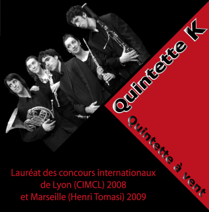 Quintette à vent talentueux et dynamique composé de 5 jeunes musiciens professionnels solistes dans les plus grands orchestres français et européens