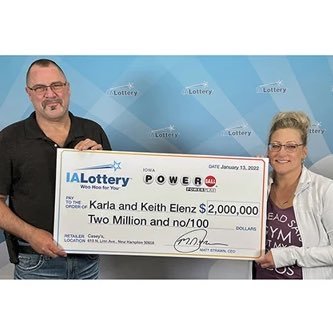 A New Hampton couple who claimed a $2 million Powerball winners, giving back to the society by helping the society with credit card debt and medical bills.