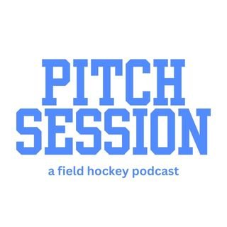 a field hockey podcast, streaming on Spotify and Apple