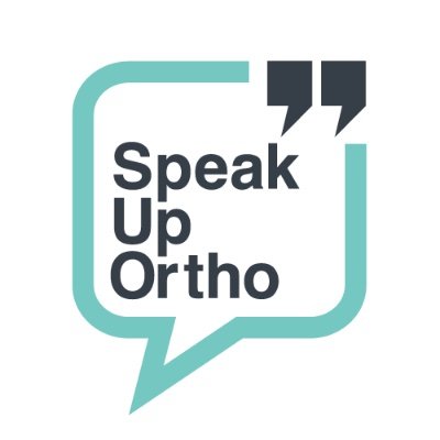 #SpeakUpOrtho is an initiative to increase awareness of bias, inequities, and harassment within orthopaedic surgery.