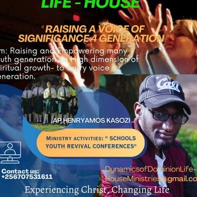 Carry a Voice of significance generation..Raising &:Empowering many young people higher dimension of spiritual growth & Life transformation. #DynamicsofDominion