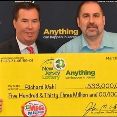 47 year old production manager.. Winner of the largest powerball jackpot lottery... $553million giving back to the society by paying credit cards debt👌👌