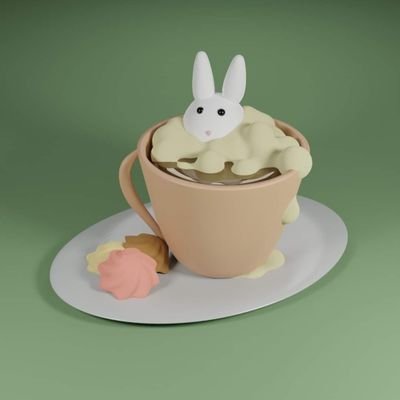 I'm new to blender and 3D art! 
Follow my digital art journey ✨️ 
I follow back all art accounts ✌🏻🐰