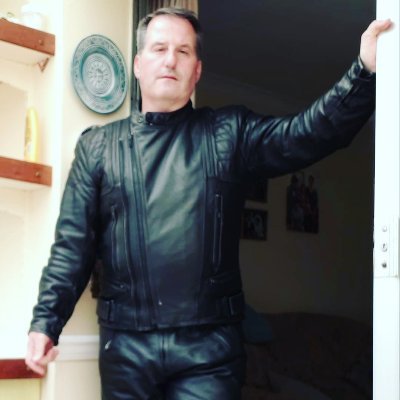 Living in Bristol , UK 
love Biker leathers , gloves , boots , uniform , denim .... I'm 50 . Single