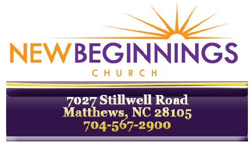 New Beginnings Community Church With Every Sunrise, There Is a New BeginningJoin us! Sundays: 8:45a, 10:30a & 12:15p. Bible Study Tuesdays: 12:00p, 7pm