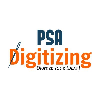 PSA Digitizing is one of the Trusted Embroidery Digitizing Company, offering Excellent Digitizing & Vector Conversion Services. Order Online via Website