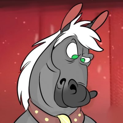 33 year old White maned horse with a goofy but serious personality, add me for whatever reason :3
