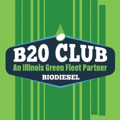 Partnership of @ILSoybean & @ALACleanAir recognizing Illinois-based fleets using #biodiesel blends of 20% or greater. (Tweets/interactions ≠ endorsement).