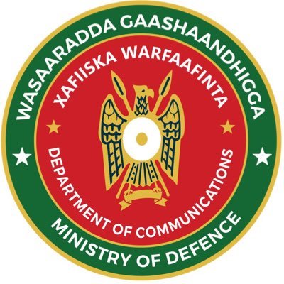 Comms Department - Ministry of Defense for the Federal Republic of Somalia. Keeping you updated on military operations and defense initiatives.