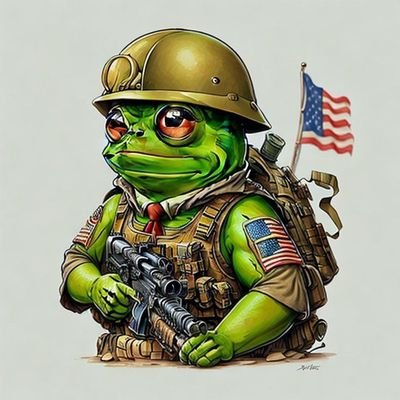 Pepe General project in the form of an armed frog defending his kingdom, represented by MemeCoin and has a sense of humor and profit together in the blockchain