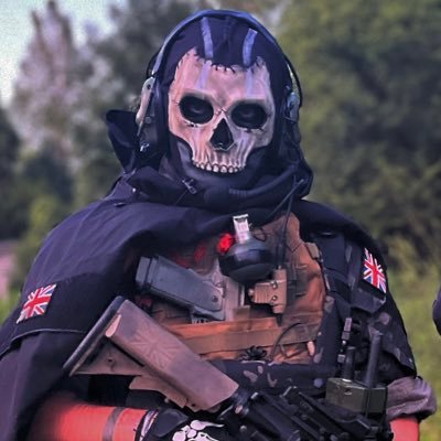TheRealGh0st141's profile picture. 👑 United States Simon “Ghost” Riley cosplayer and 💀 video game enthusiast!