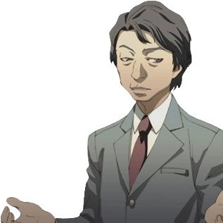 President Tanaka is the president of a mega-corp company, and a recurring character in the Persona series.