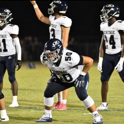 Class of 25’ G/T All-Conference 2023 @heritagehsfootball 6’1 275 #50 3.5 GPA 919-292-9414📲