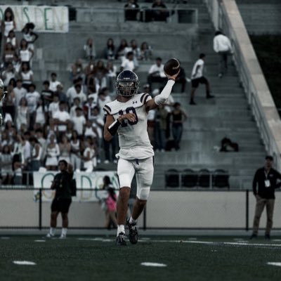 CO/24| 6’5 | 185lbs| Dual Threat| Lft QB|Valencia High School| GPA 3.8 | Cell: 661-430-1815| NCAA ID 2310127014