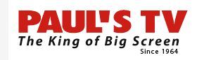 Paul's TV has been The King of Big Screen since 1964. They offer free shipping and outstanding customer services. Reach us at 949-242-9771