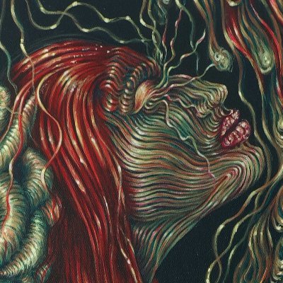 Traditional artist | Kick streamer | I make and post one dark surreal painting on canvas per week