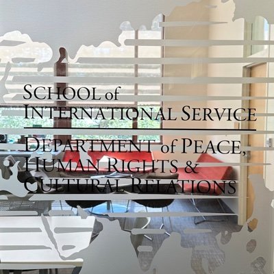 The Department of Peace, Human Rights and Cultural Relations at American University.