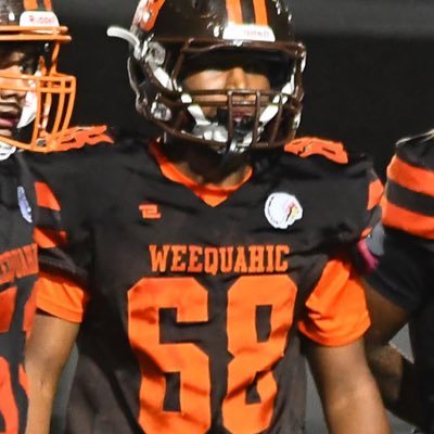 Guard/DT/TE|205Ibs 5’11|Class of 2024 Shawnc6272@gmail.com 862-353-3256 @weequahichsfb #68 Max Bench-285 Max Squat-445 Max Deadlift-315 3.6 GPA