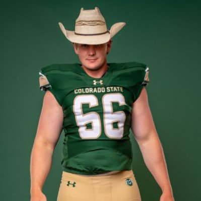 Colorado State O-lineman and Barstool athlete bishop moore 18’ TJC 20’ Nevada 23’