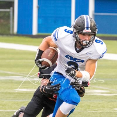 2024 6’ 200lbs 3.8 GPA. CVCA football MLB, RB. 4 yr varsity starter, Mount Union football commit