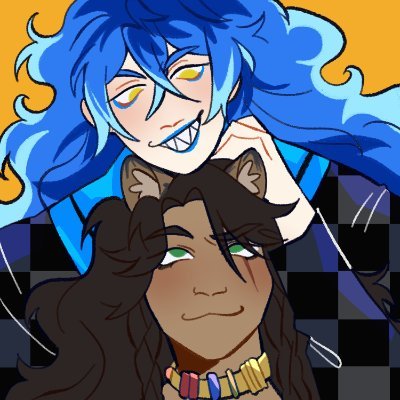 A ship week for Leona & Idia from Twisted Wonderland! Event runs from December 3rd-9th. 
Please tag all works with #leoideweek2023 ! Prompts coming soon!