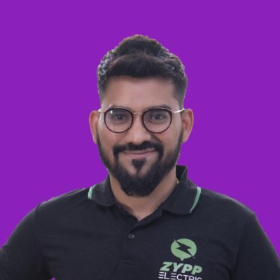 Co-founder & CEO, Zypp Electric | Startup Coach | Help to build ur startup | Business Gyaan | KaashSeAkash | 40under40 | Angel Investor