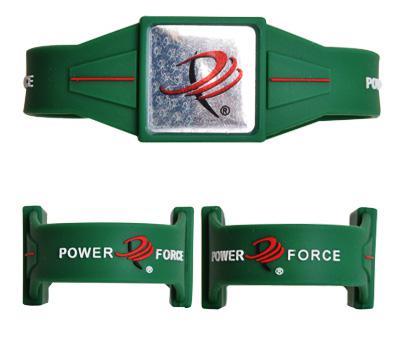 Licensed collegiate Power Force bands.
Ion infused athletic apparel and shoes.