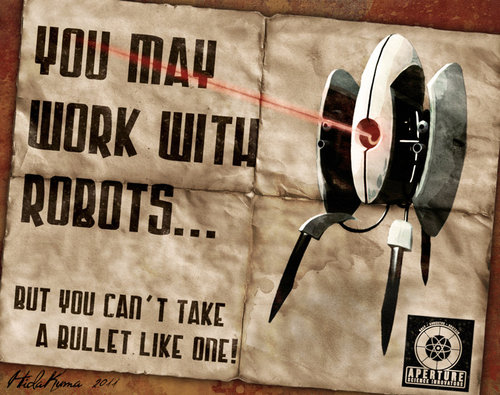 Turrets and security androids of Aperture Science Innovations. Under command of @King_Turret