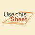 UsethisSheet (@usethissheet) Twitter profile photo UsethisSheet (@usethissheet) Twitter profile photo