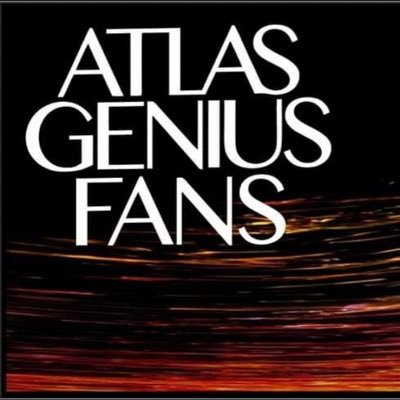 Somewhere for all Atlas Genius Fans to share, photos, Memorabilia and general talk. Fan Account. I don’t know the band, just a fan