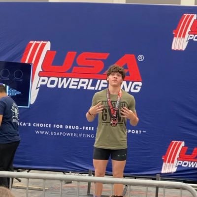 USA and MHS powerlifter 17 JR - class of 2025 Panda Supps CODE: brocklifts