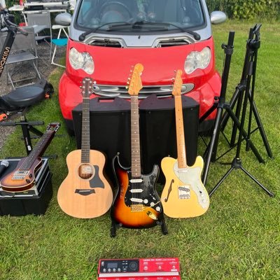 I care - about the environment I play the Guitar ( The Geetar Man) and gig around the UK. I live in a motorhome And can play most locations.