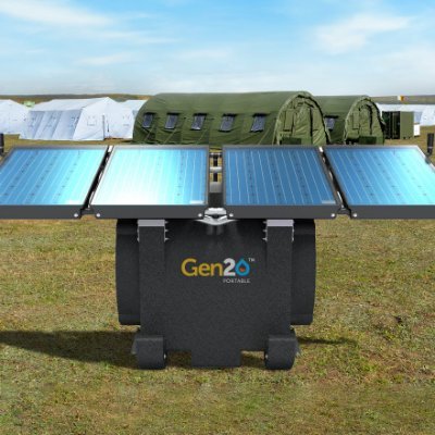 Solar power + hot water in the same panel! Turnkey #solar #technology solutions that can scale easily and deploy quickly to meet your energy needs. #Gen20