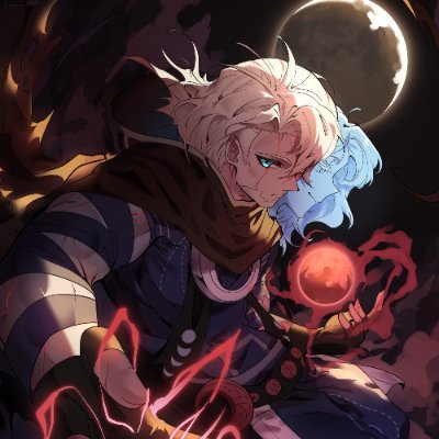 _Grim_oire_'s profile picture. they/them - aroace - Phase Oshi: ✂️✨Holo Oshis: 👾🐔 🎲🗿🎼 💄Kamioshi: 🍵 Otocrank, Scarlet Court Noble