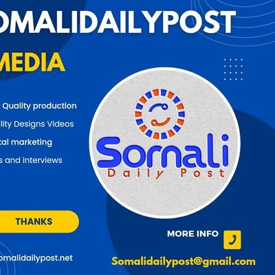 The Somali Daily Post is the independent media house in Somalia ,East and Central Africa with operations in media broadcast and digital matters.