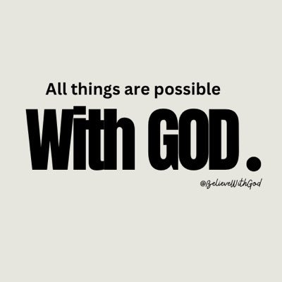 I can do all things…With GOD.