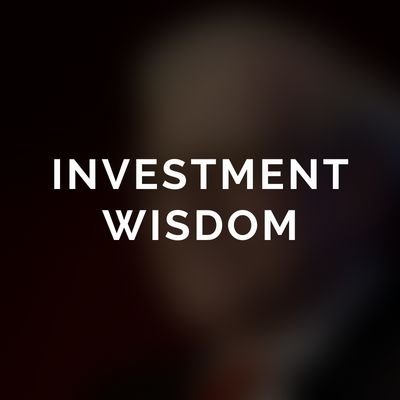 Sound investment principles, wisdom, and inspiration from the best investors and thinkers, Follow me to think about investing I decision making morewisely.