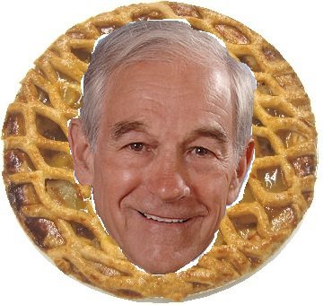 Ron Paul. Liberty and pie!! Liberty pie is sweeter than any pie known to man, a flaky crust of personal responsibility filled with liberty with freedom topping