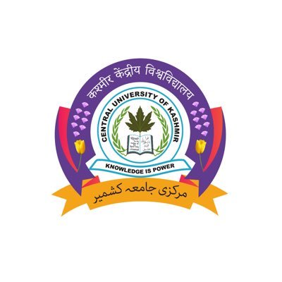 Official Twitter handle of Central University of Kashmir