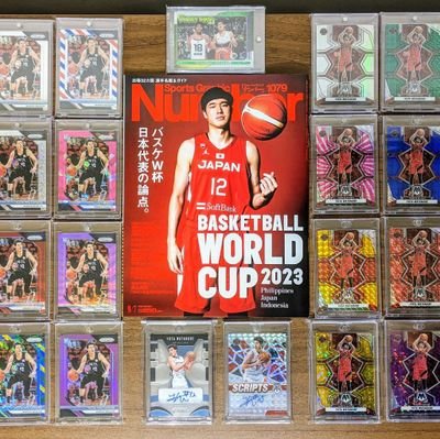 NBAカード収集してます🙇                                                     
渡邊雄太とDerozanメインで集めてます！