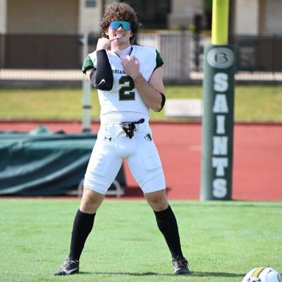 Briarcrest Christian School⚜️; 6’0”, 182; #2, FS/Nickel/CB; 40 time: 4.54; ACT: 34, PSAT: 1480