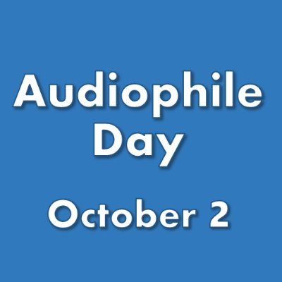 October 2 is a day to celebrate music & audiophiles around the world
Founded in 2016 - for more information, please visit https://t.co/2ncrOjE0T3