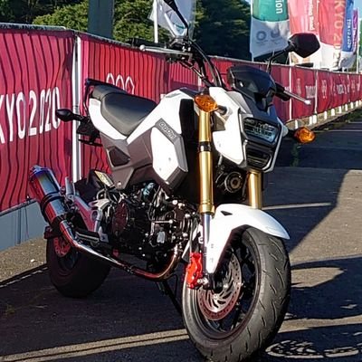 暖かい休日の早朝はJC61後期グロムとRZ125で道志へ通うアラフィフです🖐️