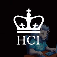 Columbia Human-Computer Interaction Group (@columbiahci) 's Twitter Profile