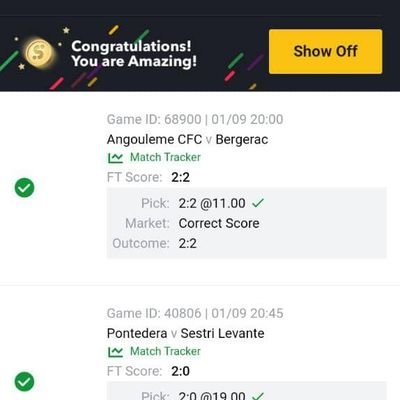 If you are not ready to play my game plz don't DM me because no play here only serious person to get my my sure game🏆🏅 inbox me 08130425363