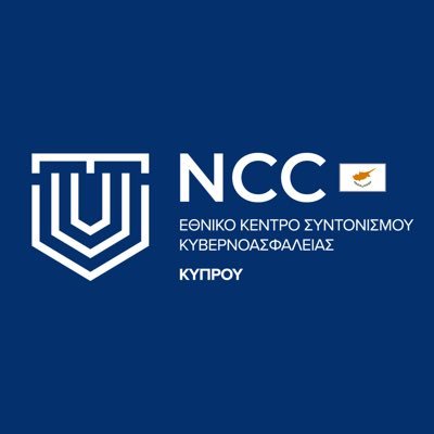 NCC – National Coordination Centre, Cyprus. Εθνικό Κέντρο Συντονισμού Κυβερνοασφάλειας Κύπρου, Γραφείο Επιτρόπου Επικοινωνιών @CoCcyOffice, ΑΨΑ @NationalCsirtCy