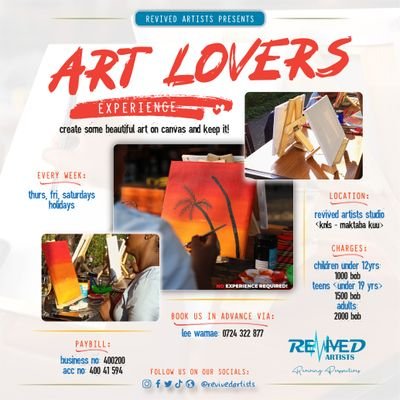 Revived Artists is a Visual and Performing Artist's Collective based in the Kenya National Library Services in Upperhill, Nairobi, Kenya.